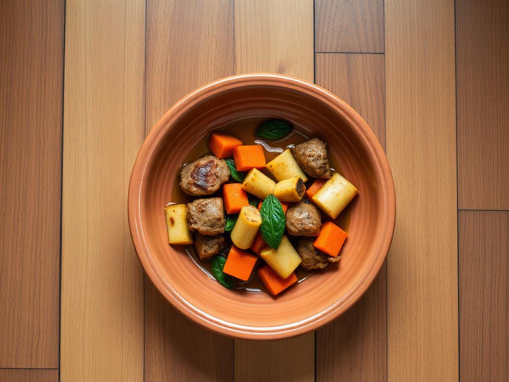Guiso mediterráneo para perro