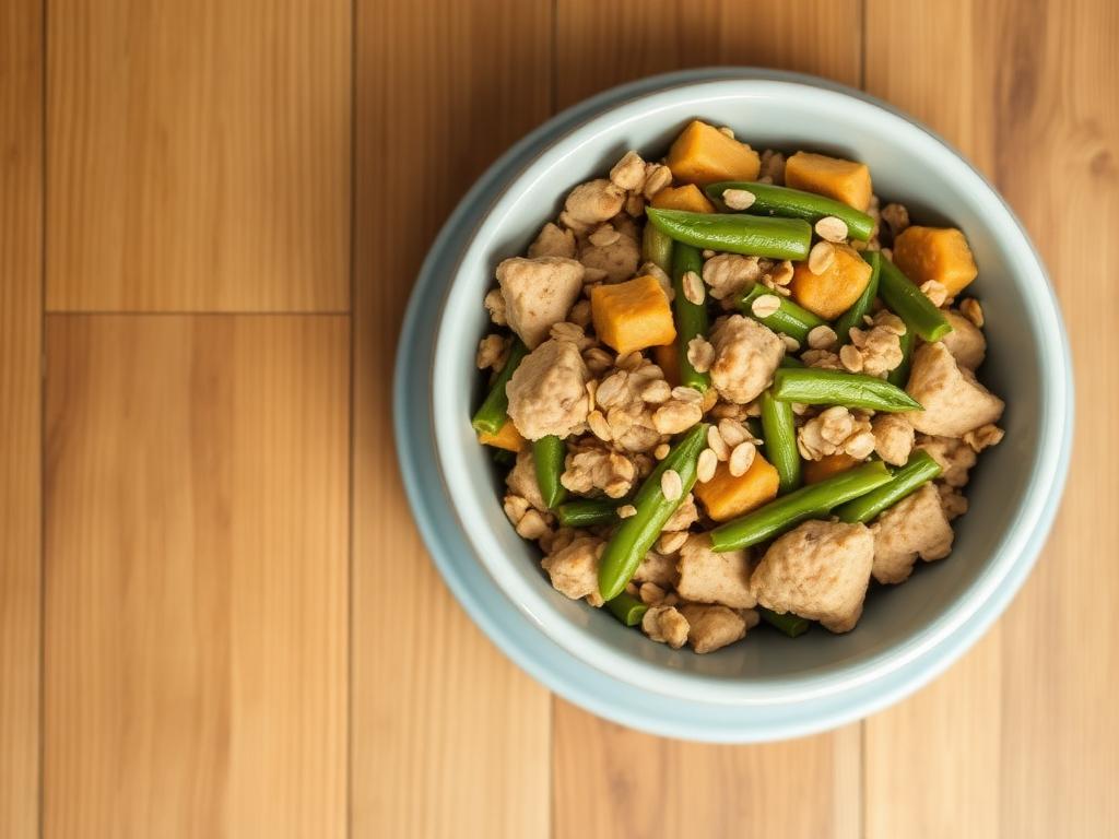 Estofado ligero de pavo y avena