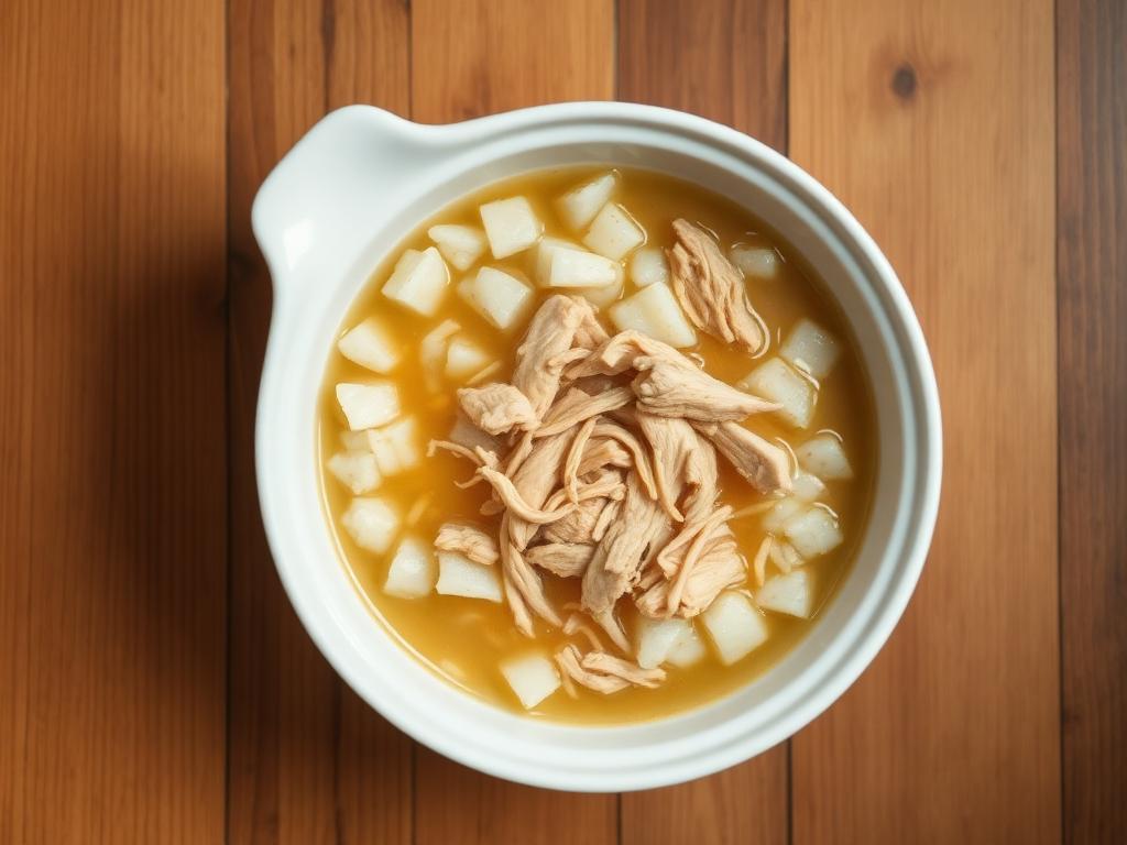 Sopa digestiva de arroz